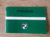 Puch Typhoon instrucktieboekje / handleiding in nieuwstaat