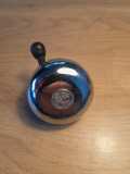 Puch Maxi originele bel chroom bol rond klein logo #006