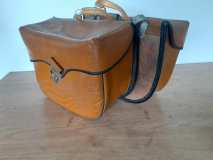 *VERKOCHT* Antieke bromfietstas 60s 70s Puch Maxi N