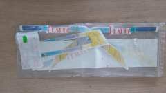 NOS Puch Maxi Pearly transferset 1 tanktransfer mist