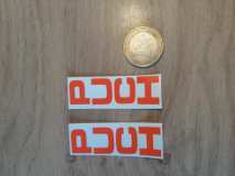 Puch kleine rode stickerset verticaal