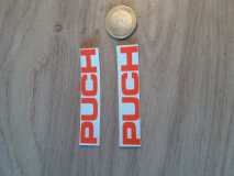 Puch kleine rode stickerset horizontaal