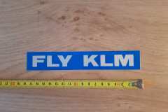 FLY KLM sticker