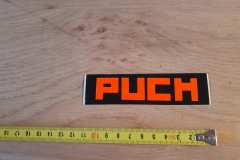 \'\'Puch\'\' Sticker fel oranje