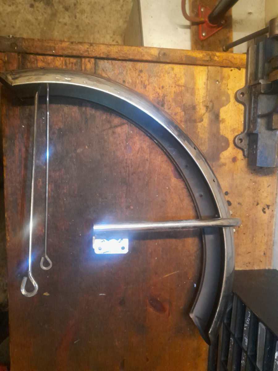 Puch Macho  16 inch voorspatbord chroom imitatie