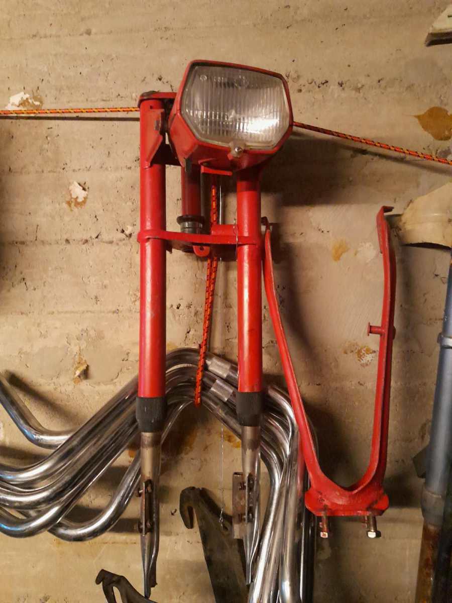 Puch Maxi City 25 voorvork met achterbrug en koplamp