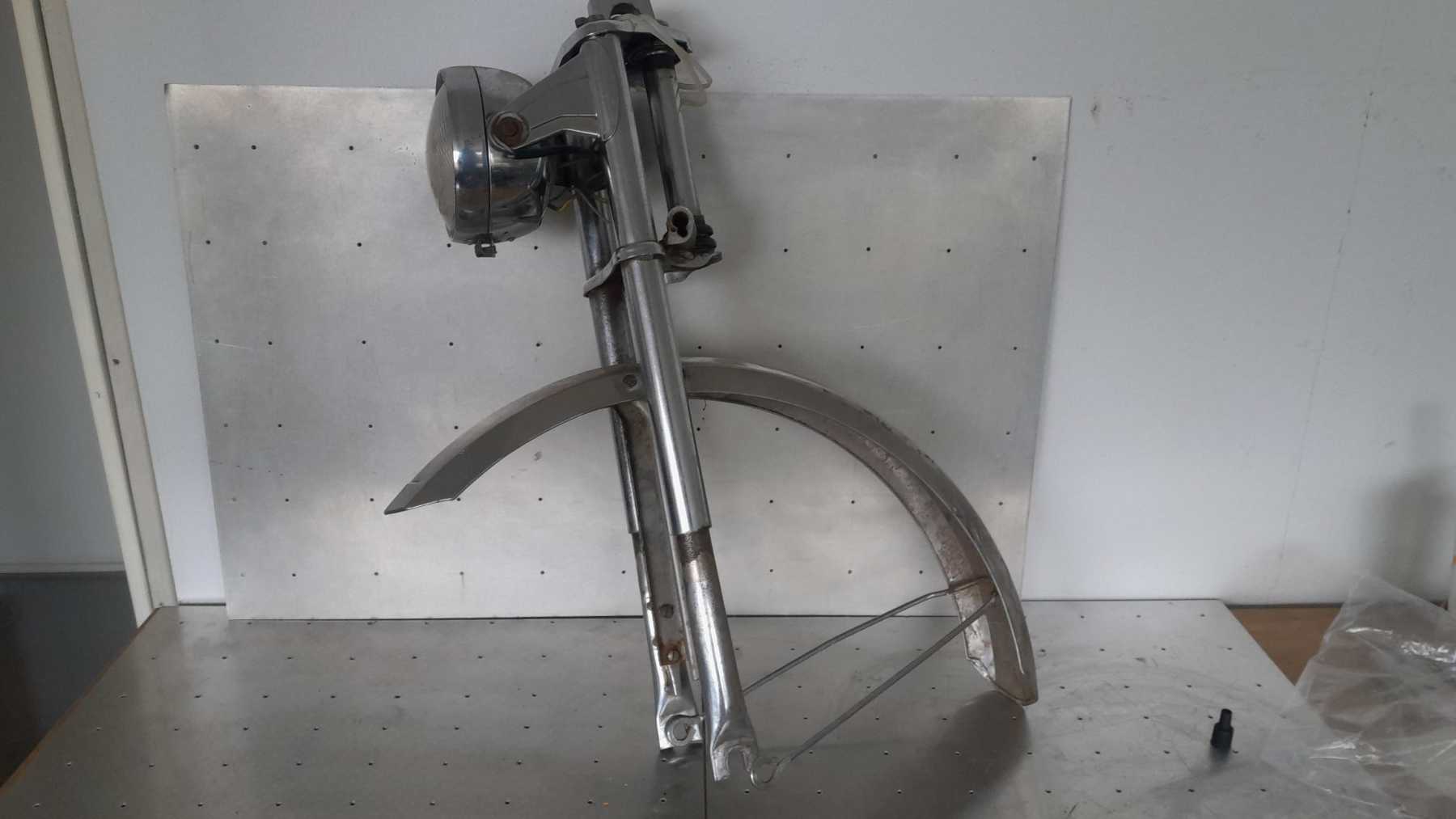 Puch Maxi complete voorophanging chroom
