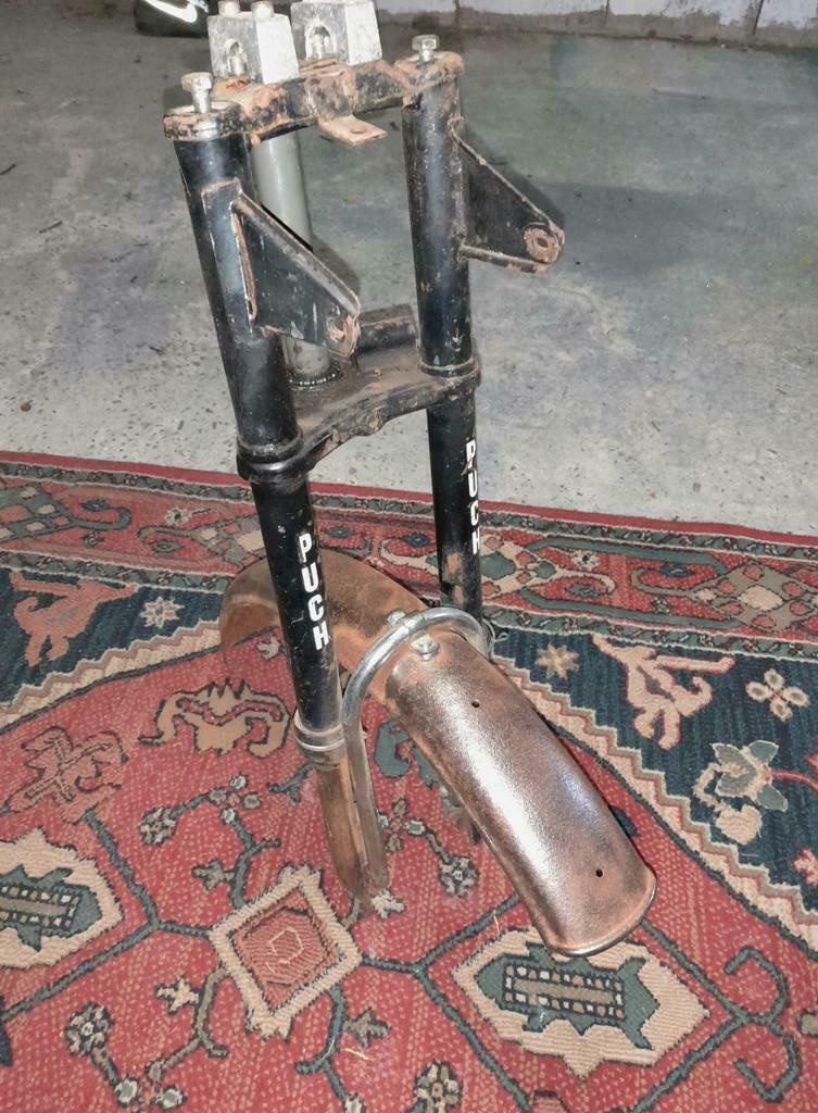 Puch Macho 2-Speed originele complete voorvork