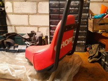Puch Maxi Chopper zadel rood NOS