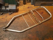 Puch Maxi originele bagagedrager chroom en roestig