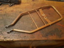 Puch Maxi originele bagagedrager roestig