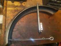 Puch Maxi-S  17 inch voorspatbord chroom imitatie