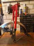Puch Maxi complete voorvork met spatbord en lamp rood