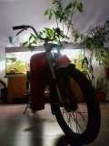 Puch Maxi origineel metalen beenschild