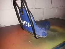 Puch Maxi blauw zadel choppermodel