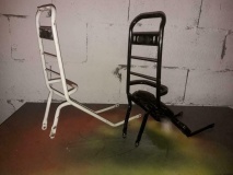 Puch Maxi / Macho originele tankrekken Wit en Zwart