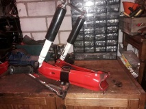 Puch Maxi originele en complete achter ophanging