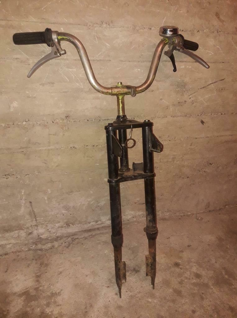 *VERKOCHT* Maxi-N & 1e generatie Puch Maxi voorvork compleet