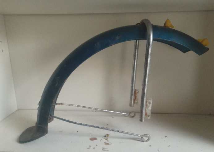 Puch Maxi spatbord blauw oud type