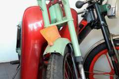 Puch Maxi beenschild rood