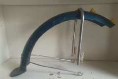 Puch Maxi spatbord blauw oud type