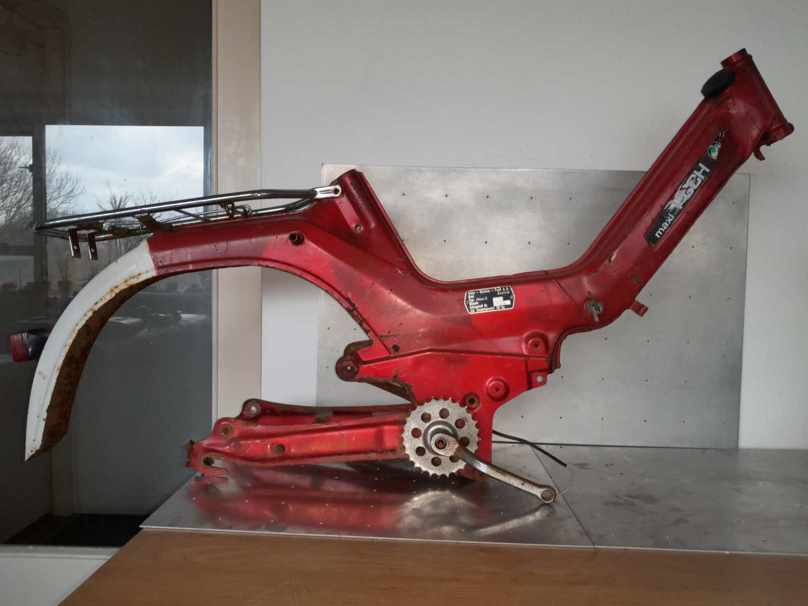 *VERKOCHT* Puch Maxi Steyr-Daimler frame