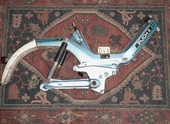 Puch Maxi Sport MKII frame met geldig geel kenteken
