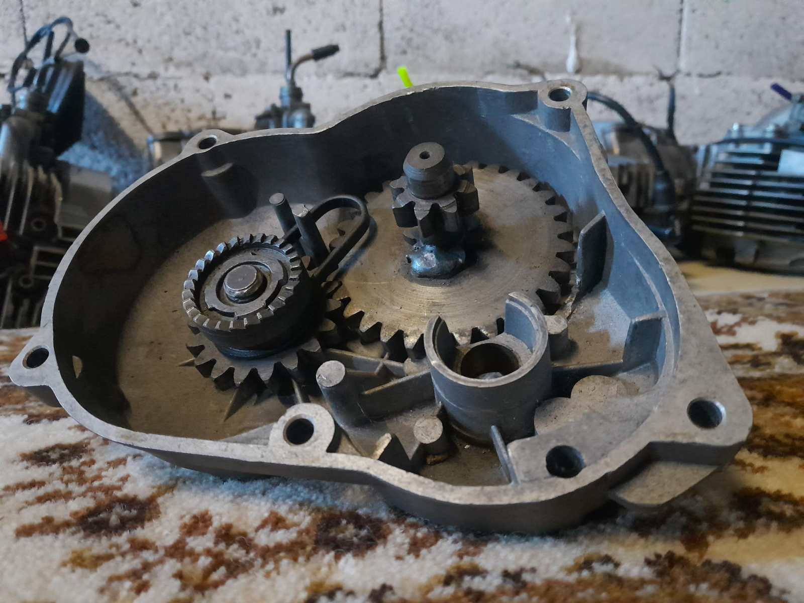 Puch Maxi kickstartdeksel origineel incompleet