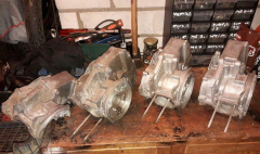 Puch Maxi cartersets 3 en 4 gelagerd