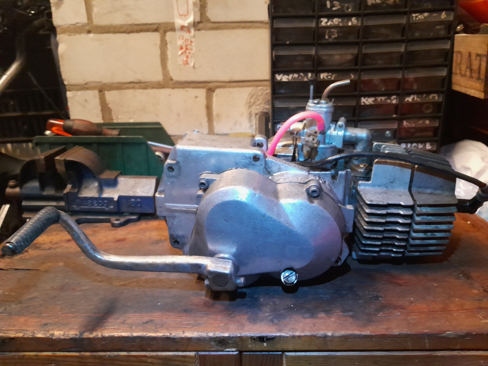 *VERKOCHT*Puch Macho kickstartblok Plug & Play POLINI *VERKOCHT*