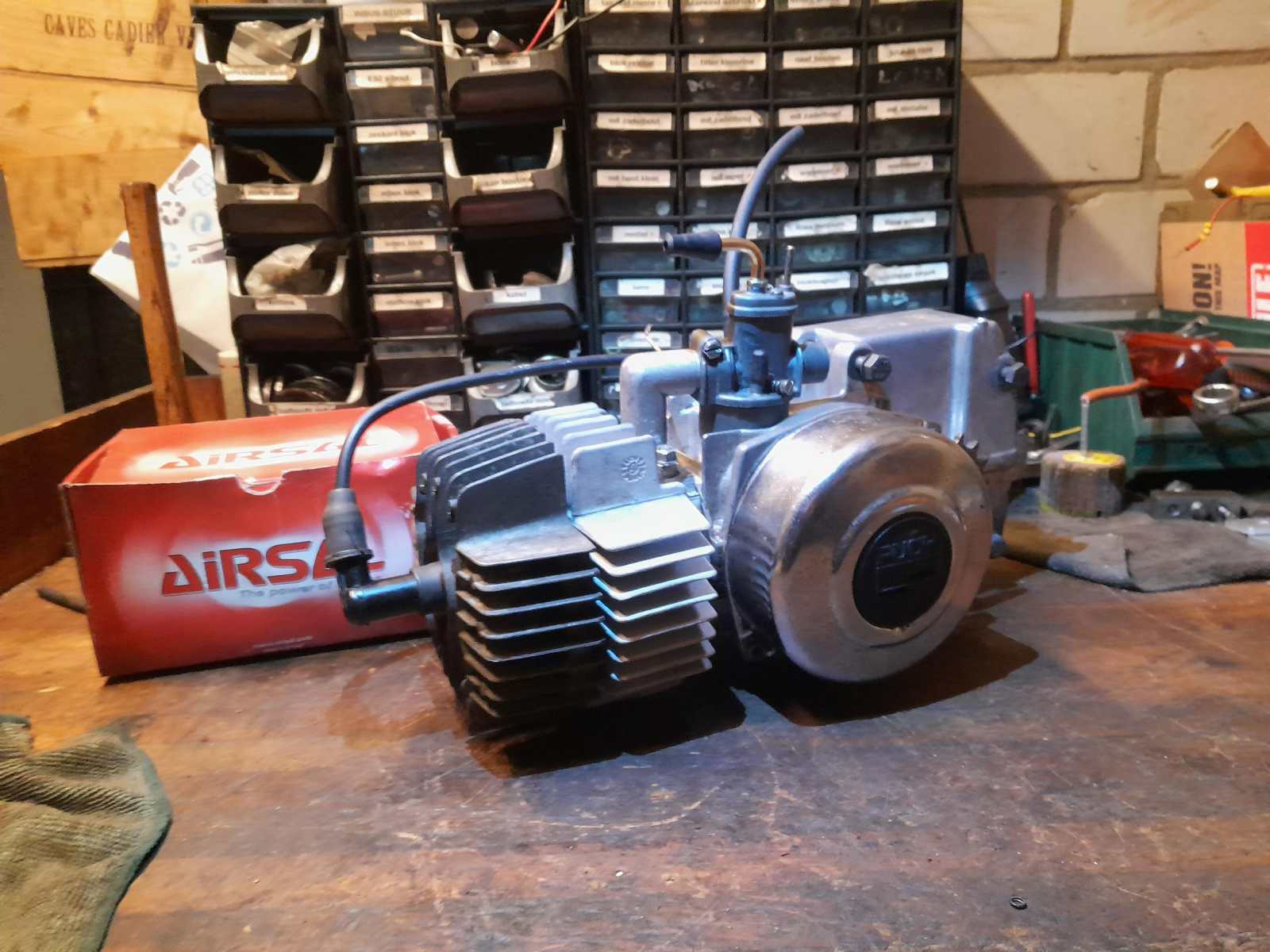 *VERKOCHT* Puch Maxi Airsal 70cc blok