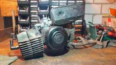 Puch Maxi 4 gelagerd motorblok