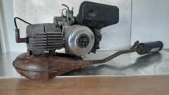 Puch Maxi 4 gelagerd blok met Proma Polymer uitlaat