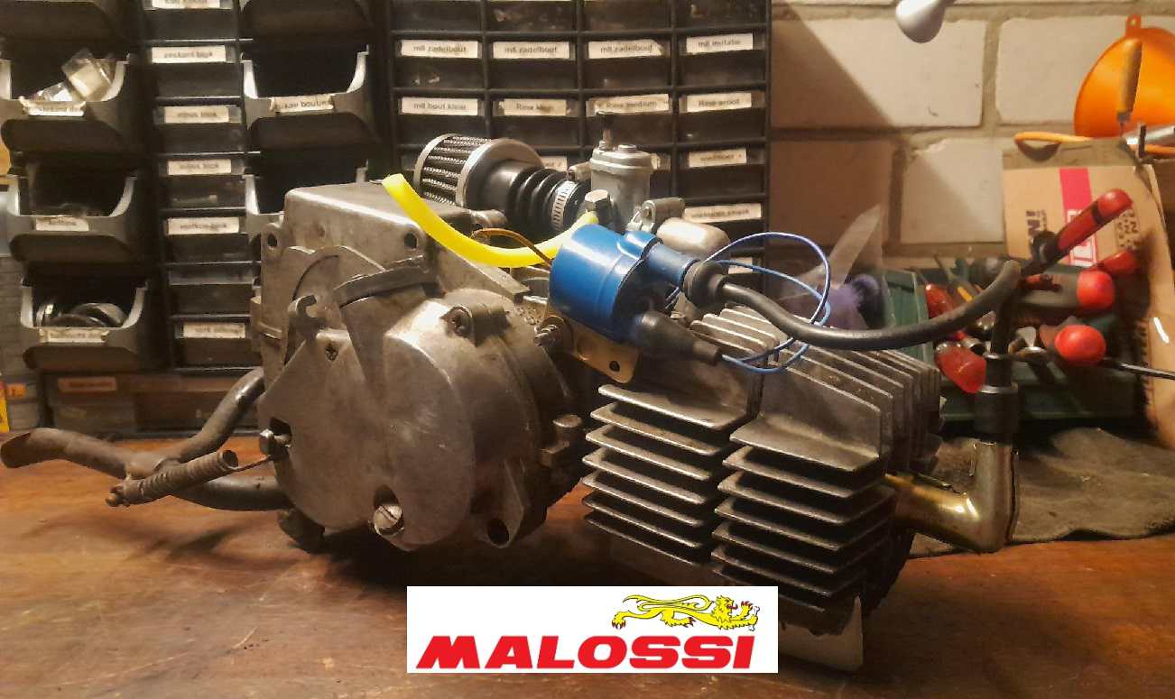 Puch Maxi 4 gelagerd 60cc Malossi motor