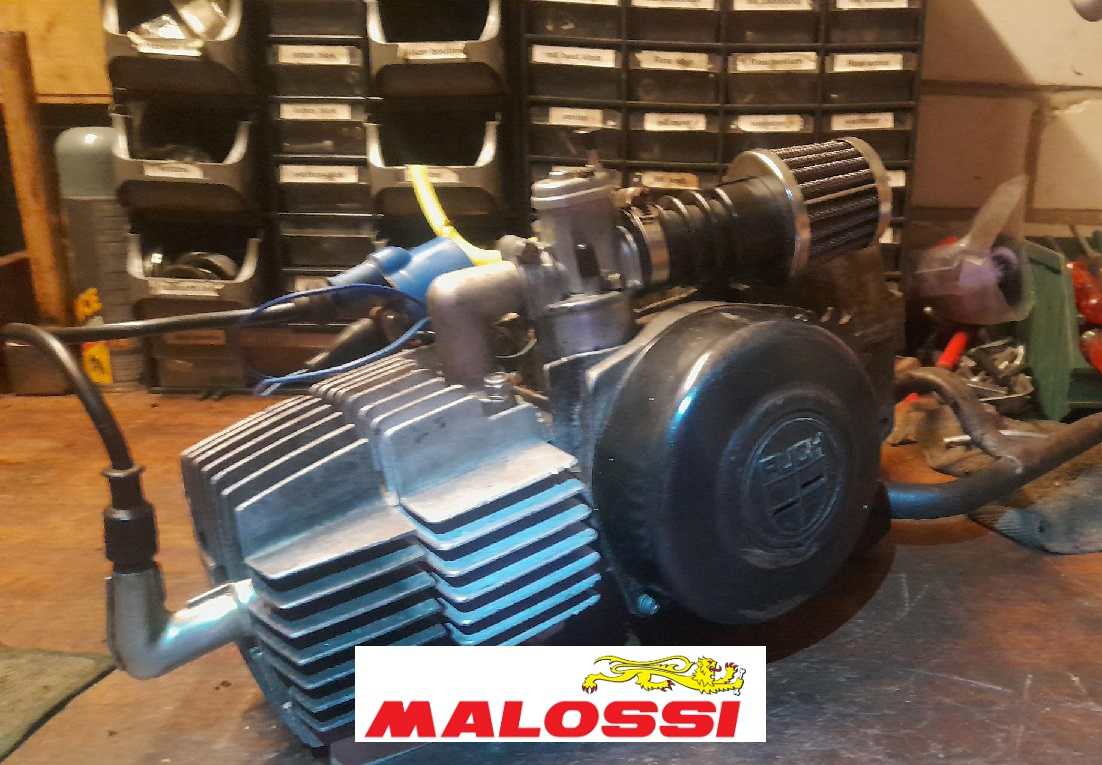 Puch Maxi 4 gelagerd 60cc Malossi motor