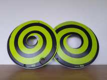 NOS wielplaten set DBC geel hypno