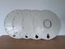 NOS  complete wielplaten set wit