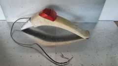 *VERKOCHT* Puch Macho Radical / P1 achterspatbord origineel wit