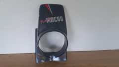 Puch Macho originele koplampspoiler anthraciet grijs /rood /zilver