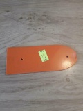 Oranje bromfiets plaatje oldtimer NOS