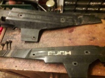 Puch Maxi-S originele zwarte zijkappen glans