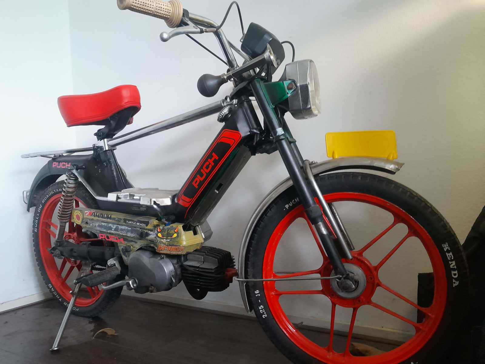 Puch Maxi caferacer 70cc op geldig blauw kenteken