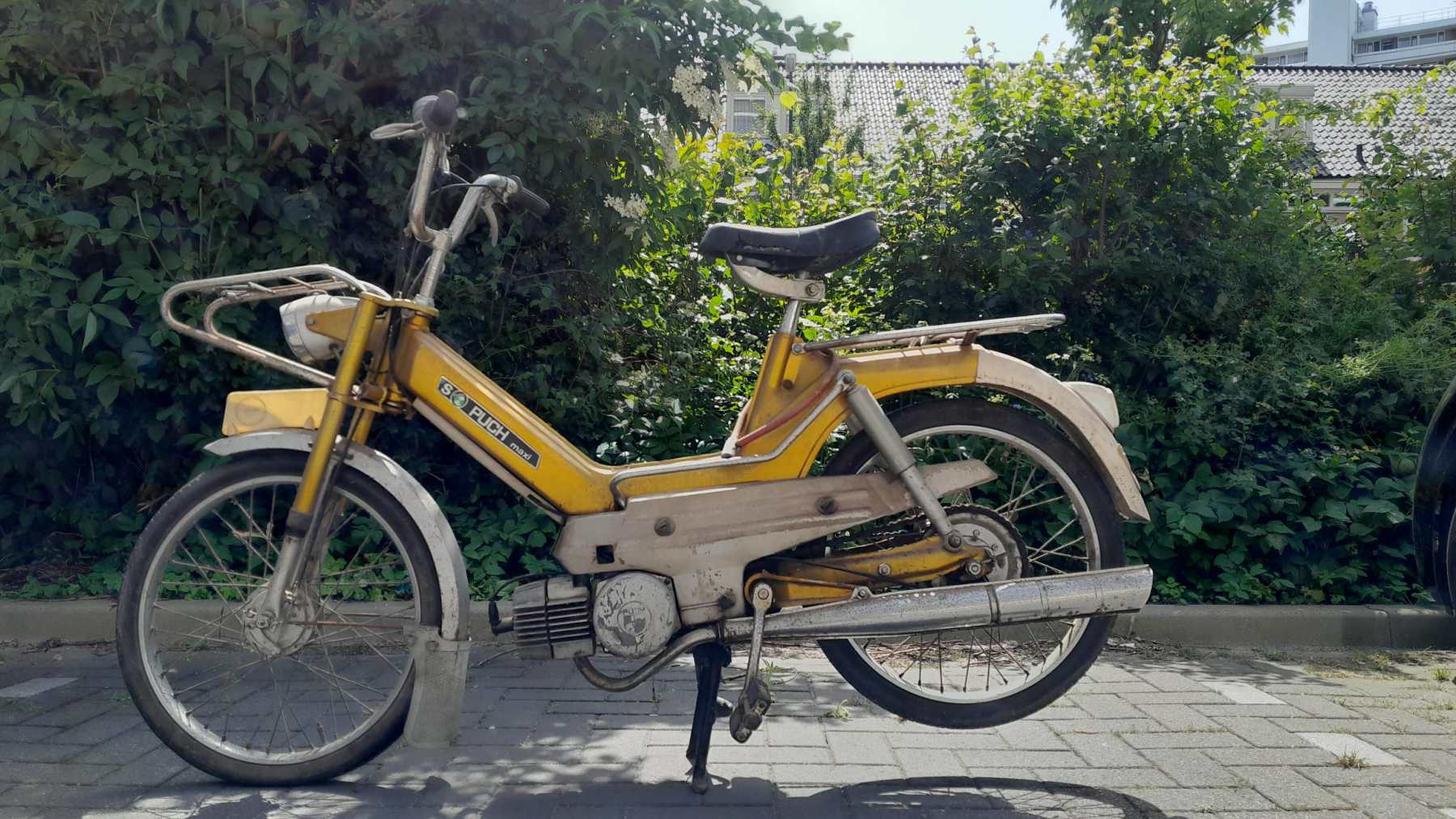 Origineel zeldzame gouden Puch Maxi S 1ste generatie