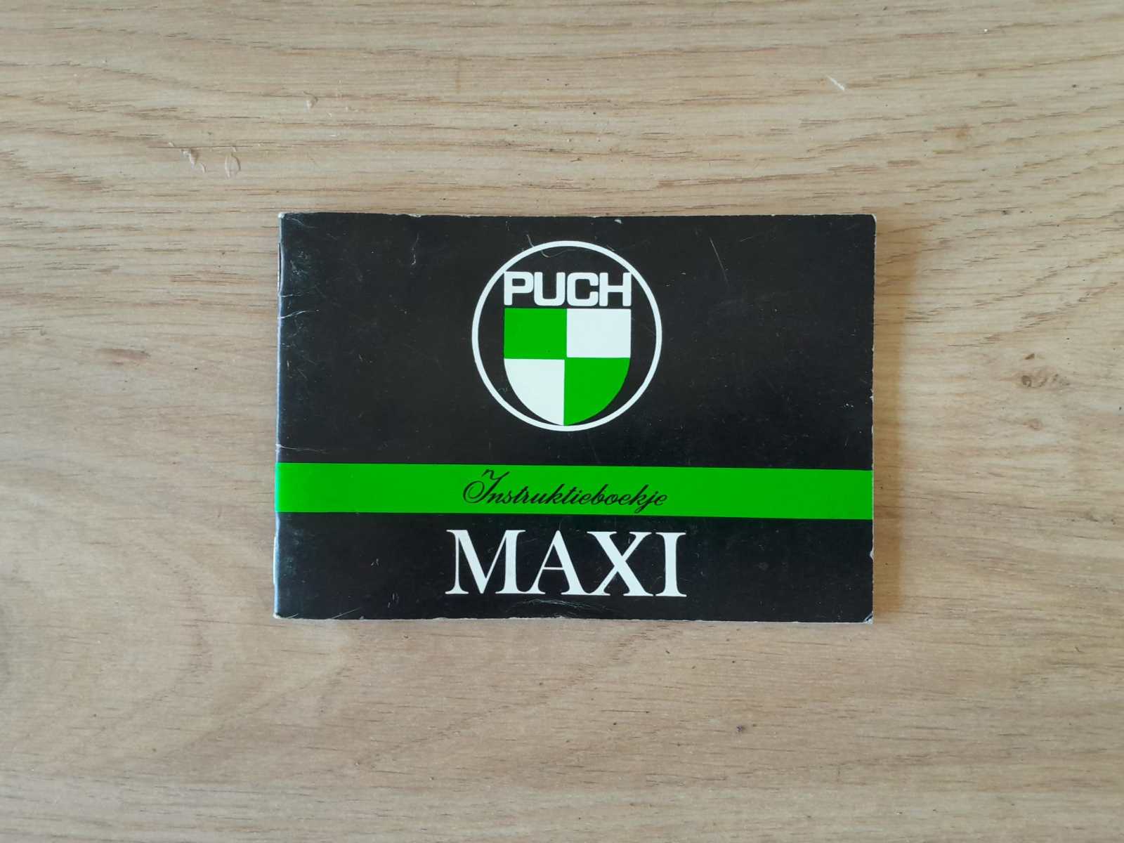 Puch Maxi-S instructieboekje