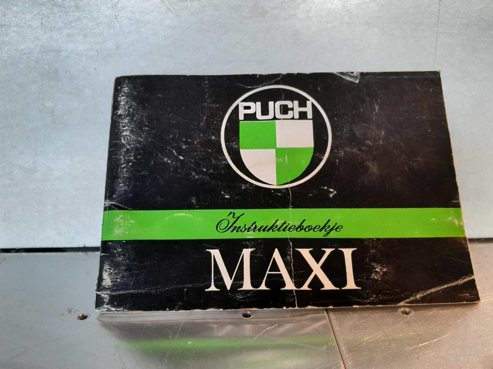 Puch Maxi instruktieboekje