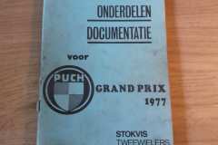 Puch Grand Prix 1977 blauw goede staat