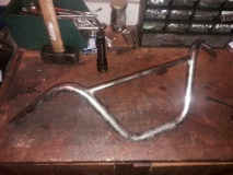 Laag stuur model cuppini  passend op Puch Maxi
