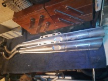 Puch Maxi Tecno standaard bromfiets uitlaat 2 stuks