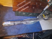 Puch Maxi 2 delige expansie uitlaat