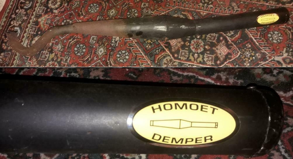 *VERKOCHT* Homoet P4 uitlaat